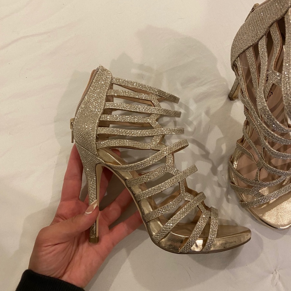 Gold heels